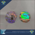 High quality custom one time use iridescent color 3D laser hologram label sticker